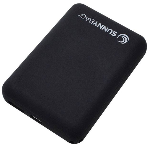 SunnyBag 205E_10 Compact Power Bank 10000mAh Black USB-C Status Di...