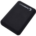 SunnyBag 205E_10 Compact Power Bank 10000mAh Black USB-C Status Display