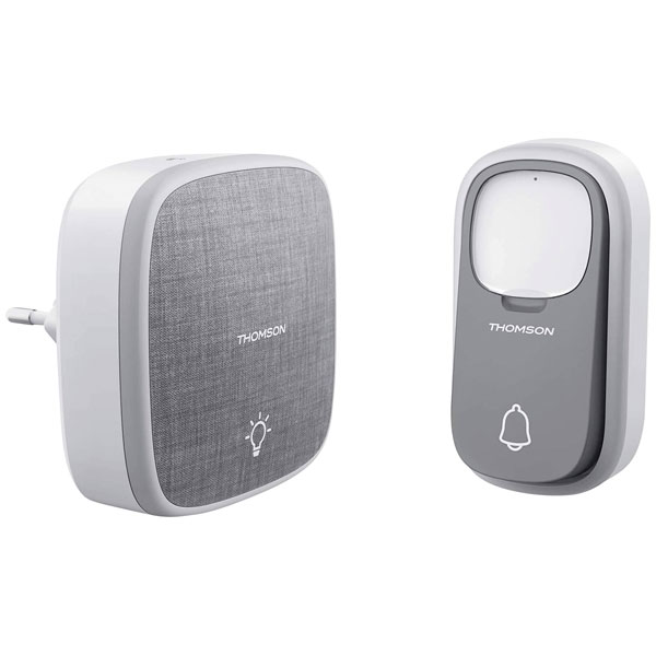 Thomson 513133 Wireless Doorbell Battery less Eco-Friendly 150m Range
