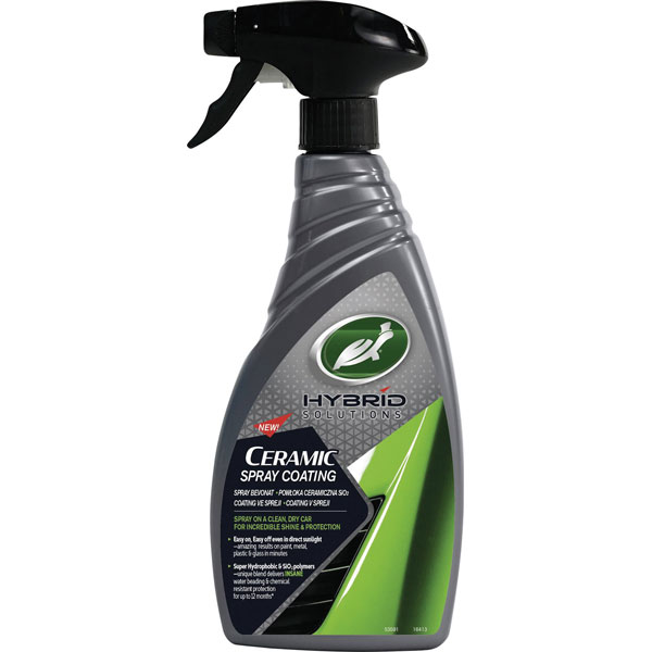 Turtlewax 53353 Hybrid Ceramic Spray Cleaner 500ml: Shiny Water-Re...