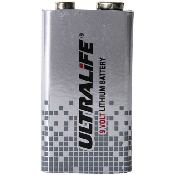 Ultralife U9VL-J-P Battery 9V Lithium 1200mAh Long-lasting 10 Pack