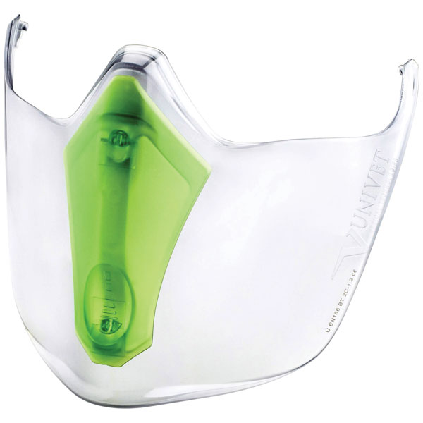 Univet 6X3-F01 Visor Green Transparent Suitable for 6X3 Glasses