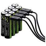 Verico Rechargeable Batteries USB-C® battery 628615