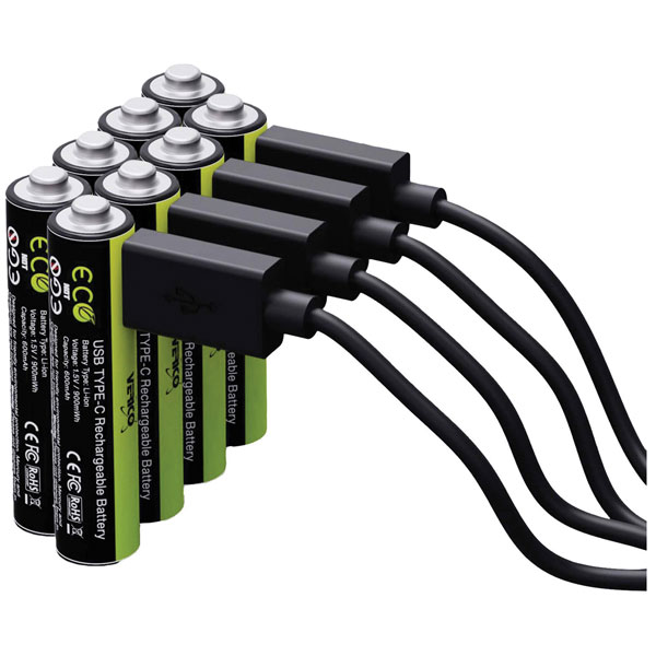 Verico 1UDBT-A2WEBC-NN LoopEnergy USB-C Li-ion Batteries 600mAh 1....