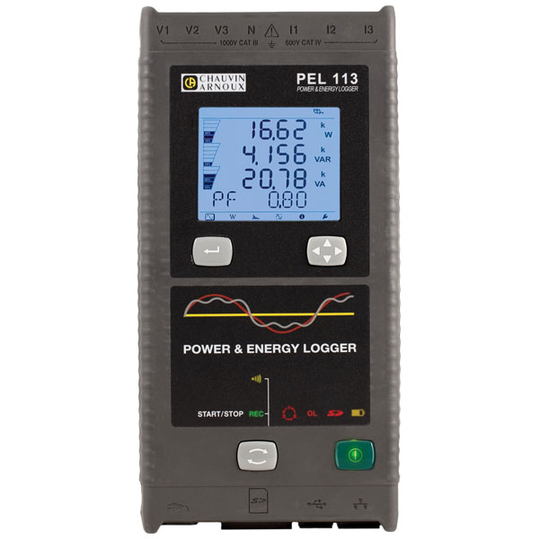 Chauvin Arnoux PEL113 Power & Energy Logger Ethernet, IRD Server, ...