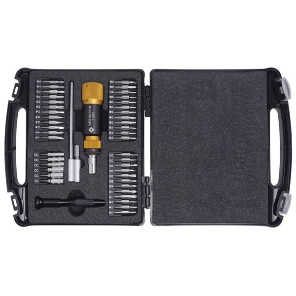 Bernstein Ltd. 4-970 Electronics Bit Set 51-Piece with Torque Adap...
