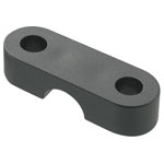 TruComponents TC-SRR6P1203 Strain Relief 8.2mm Dia 1.6mm Board Black 100 pieces