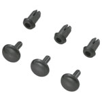 TruComponents TC-SRR-0612K203 Expanding Rivet Hole Dia6.2mm Black 1000 pieces