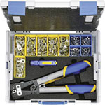 Klauke LBOXX65B Crimper Set 223-Piece Incl. Cutter & L-Boxx