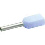Klauke 87614 Twin Ferrule 10mm² Partially Insulated Red 100 pieces