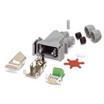 Phoenix Contact 1654549 PROFIBUS D-SUB Plug 9-Pin 180° Shielded IP67