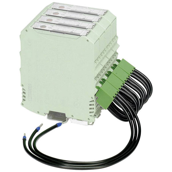 Phoenix Contact 2900748 Jumper Bridge 4-Pin Green/Black for CONTACTRON