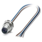 Phoenix Contact 1419690 SACC Connector 8-Pos M12 SPEEDCON M16 Thread 0.5m Wire
