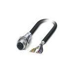 Phoenix Contact 1542677 Sensor/Actuator Socket M8 6-pos 0.5m TPE Litz