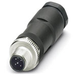 Phoenix Contact 1404418 Connector 5-Pos Zinc M12 A-Coded Straight Socket