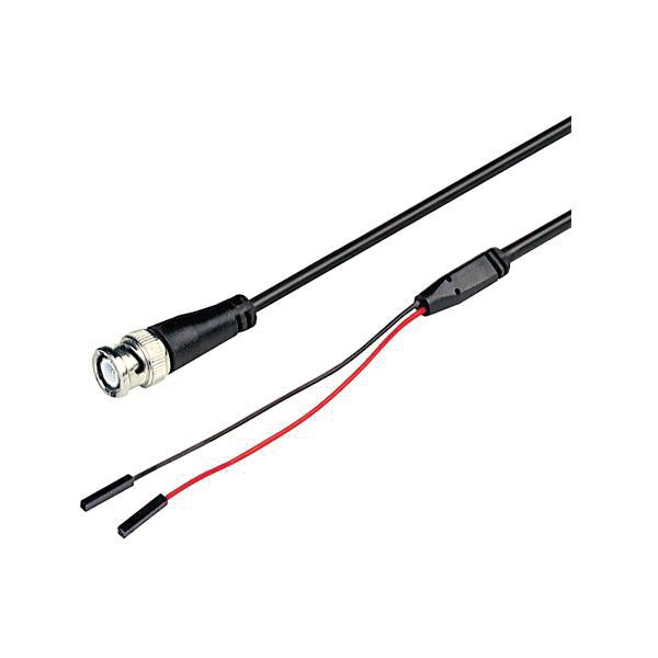 SKS Hirschmann 933844001 BNC Test Lead 1.20m Black Insulated Sockets
