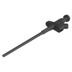 SKS Hirschmann 930113100 KLEPS 30 Mini Alligator Clamp 4mm CAT I Black