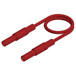 SKS Hirschmann 934174101 MLS SIL GG Safety Test Lead 1m Red 4mm Ban Jacks