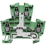 Weidmüller 1036300000-1 Dual Port PG Terminal Green/Yellow Screws 1 piece