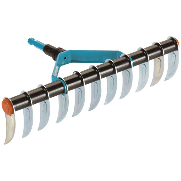 GARDENA 03391-20 Combi system Lawn Aerator 35cm Galvanised Tines