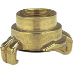 GARDENA 07116-20 Brass Lock Jaw Coupling 42mm Threaded for Pumps