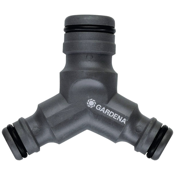 GARDENA 2834-20 Profi-System Y-Reducer Hose Connector Plastic Two ...