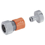 GARDENA 01752-20 Pump Connector Set 33.3 mm Thread 19 mm Hose Fit