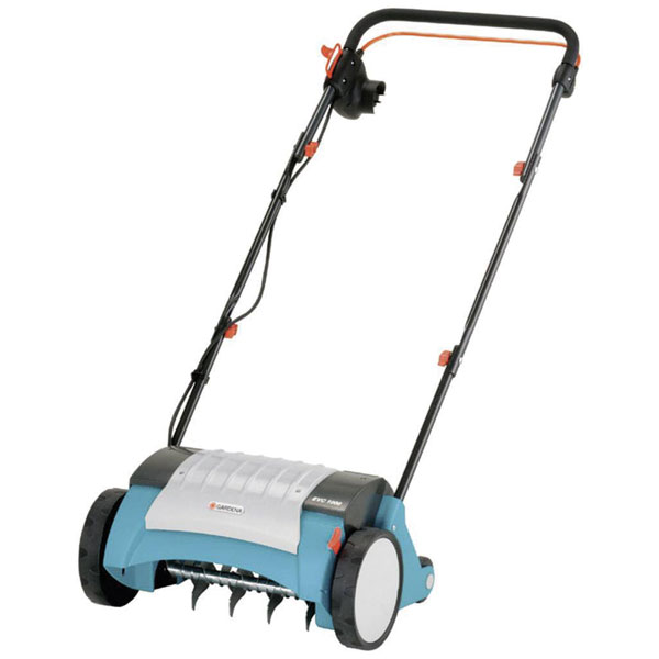 GARDENA 4068-20 EVC 1000 Electric Lawn Thatcher 30cm width Powerfu...