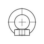 TOOLCRAFT 1061346 Eye Nut M8 DIN 582 Stainless Steel A2 1 piece