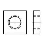TOOLCRAFT 109026 Square Nuts M3 Steel DIN 562 Low Form 100 pieces