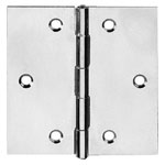 Toolcraft 889618 Edged Hinge 50mm Steel Blue Galvanised 1 piece