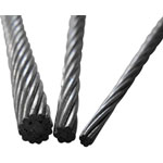 TOOLCRAFT 13211100200 Wire Rope Dia2mm Grey Steel Sold by the Metre