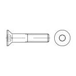 TOOLCRAFT 889720 Countersunk Screw M3 10mm Steel Zinc Plated