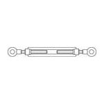 TOOLCRAFT 1066895 Turnbuckle Sleeve M6 Stainless Steel A2 DIN 1480
