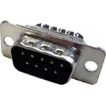 Amphenol 717D E09P ST D-SUB Pin Strip 180° 9 Pins Easy Assembly