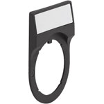 BACO 224318 LWP4 Label Holder Square Black 1 piece for Sign Makers