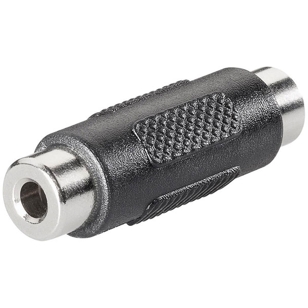 thumbnail image 2 of 2x Phono (RCA) Male To 3.5mm Female Jack Adapter Cable – 15cm – Universal Audio Converter 2 of 4