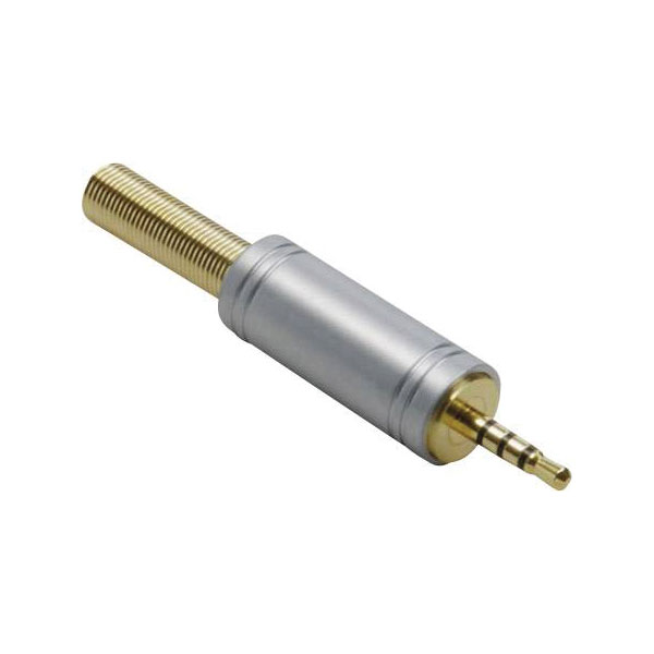 BKL 1103086 2.5mm Audio Jack Plug 4-Pin Stereo Gold Ideal for AV Use