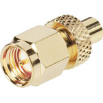 BKL 0416316 MCX Adapter Plug to BNC Socket 50 Ohm Solder 1 piece