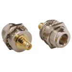 BKL 0409059 SMA Adapter SMA Plug-Socket Steel Gold-Plated Contacts