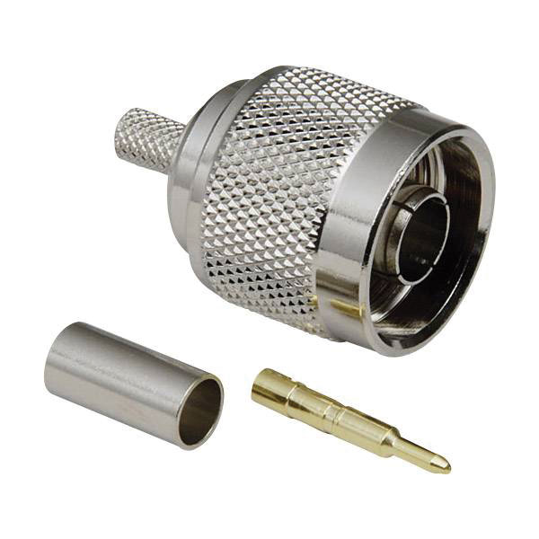 BKL 0404066 N Connector Plug Straight 50O High Frequencies to 11 GHz