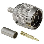 BKL 0404066 N Connector Plug Straight 50Ω High Frequencies to 11 GHz