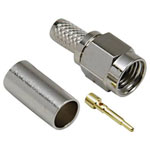 BKL 0409058 SMA Plug Connector Straight 50 Ω High Strength 1 GHz-18 GHz