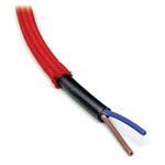 BKL 071104/10 Connection Cable H05VV-F 3x1mm² Red 10m Textile Finish