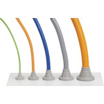 Icotek 43760 KEL-DPZ 63/9 Cable Grommet Dia22.2mm Grey Polyamide Elastomer