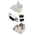 MH Connectors MHDPPK9-DB9P-K D-SUB Pin Strip 180° 9 Pins Solder Bucket