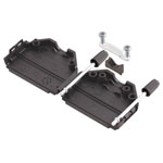 MH Connectors MHDPPK15-R-K D-SUB Housing 15 Pins Red Plastic 180°