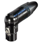 Neutrik NC6MRX-B RX Series XLR Connector Right Angle 6 Pins Black