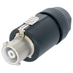 Neutrik NAC3MP-HC Connector Socket 2+PE 32A Black Vertical 1 piece