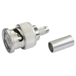 Telegärtner 100027455 BNC Connector Plug Straight 50 Ω 1 piece Up to 4 GHz